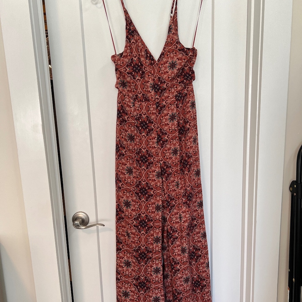 jumpsuit, long with split legs